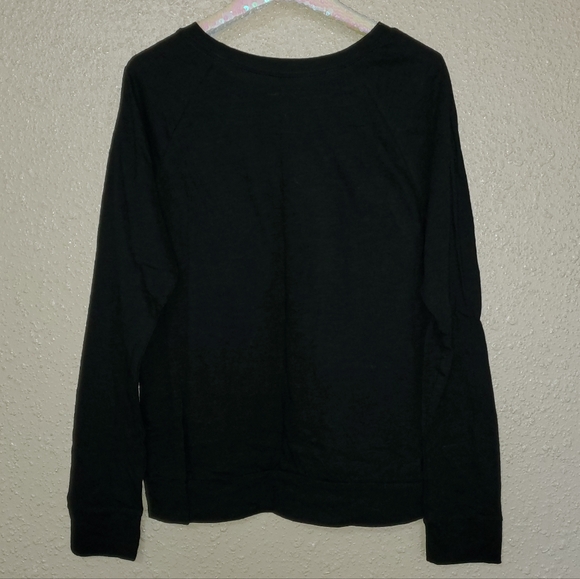 ●SOLD● NWT Women's Marilyn Monroe Long Sleeve Crewneck T-Shirt - Black - Picture 4 of 4